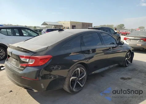 2021 Honda Accord Sport из США, поврежденный, VIN 1HGCV1F32MA102262